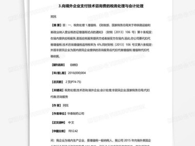 支付技术咨询费,企业腾飞的加速器