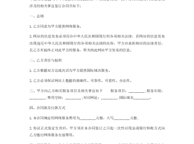 网络技术咨询合同，双保障策略，助力项目高效推进